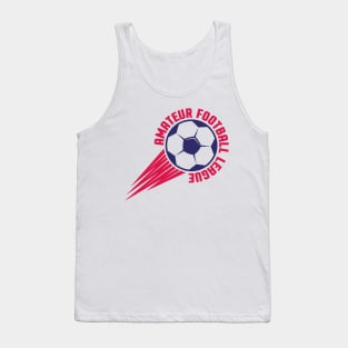 Two-color football print with heraldic elements Tank Top